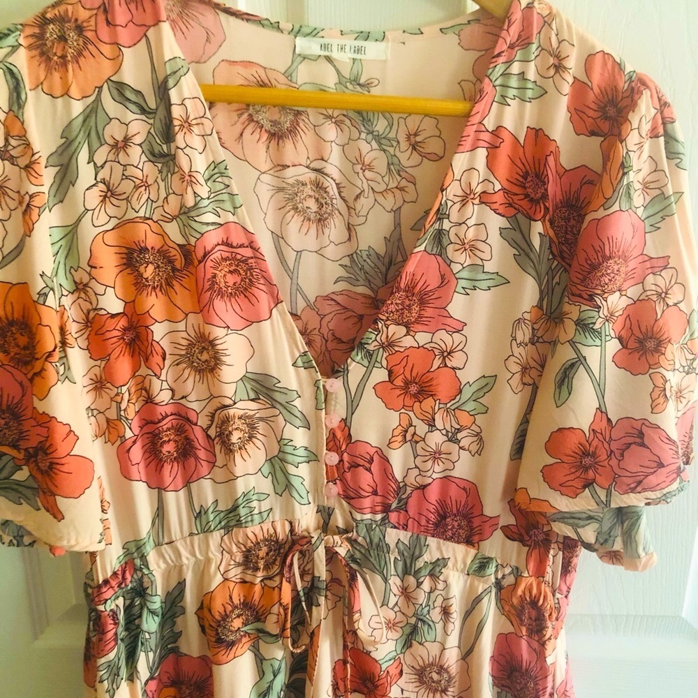 Women’s floral summer maxi dress